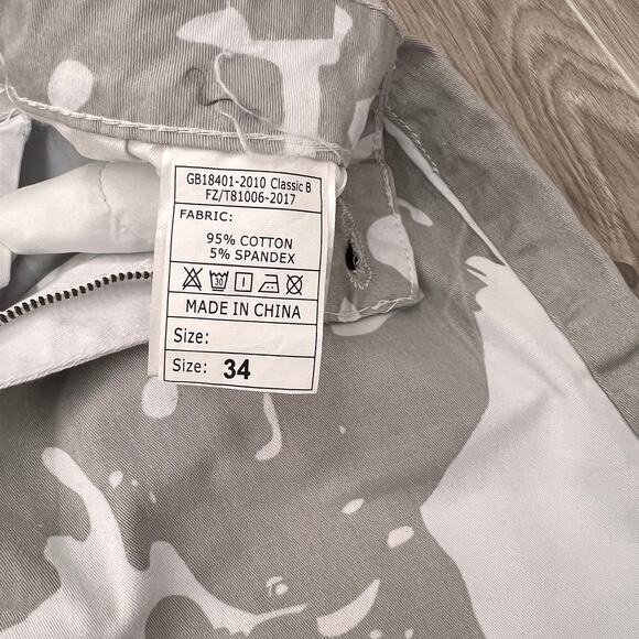 Dant Bulun Mens Straight Fit American Flag Printed Jeans Multicolor Size 34 - Picture 7 of 7